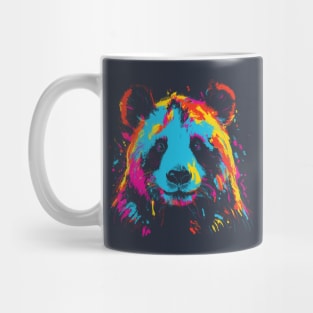 Colorful abstract panda Mug